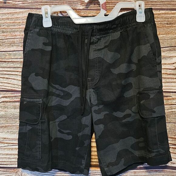 George Shorts set of (2) men's small (28-30) gray / black camouflage NWT - Picture 2 of 10